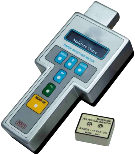 Paper moisture meter