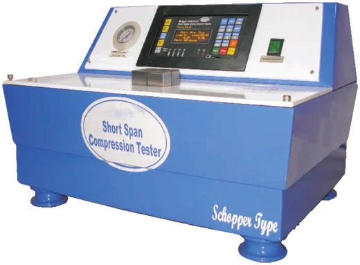 Short span compression tester